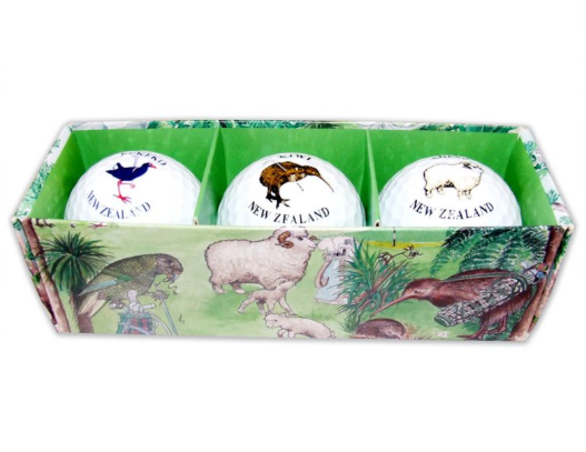 NZ Golf Balls - 3 Pack
