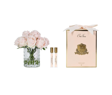 Cote Noire Herringbone Rose Buds - Champagne Pink