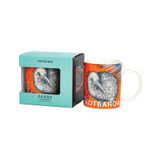 PARRS Coffee Mug - KIWI STRIPE ORANGE