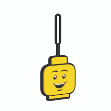 LEGO Head Bag Tag