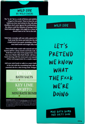 WILD SIDE Mini Bath Bomb & Salty Soak (Funny)
