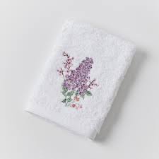 PILBEAM lilac Bouquet Face Washer