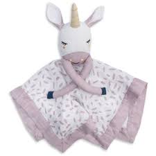 Lulujo Unicorn Muslin Lovie