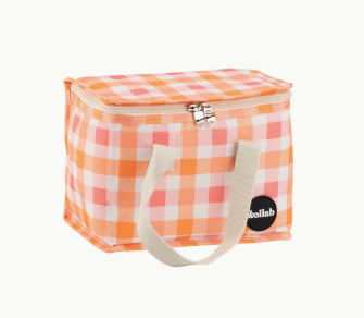 KOLLAB Lunch Bag - Watermelon Peach Check