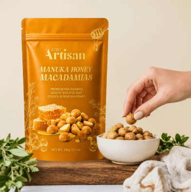 Kiwi Artisan Manuka Honey Macadamias
