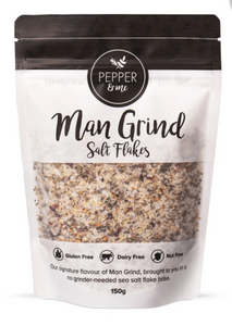 PEPPER & ME Man Grind Salt Flakes (No grinder needed)