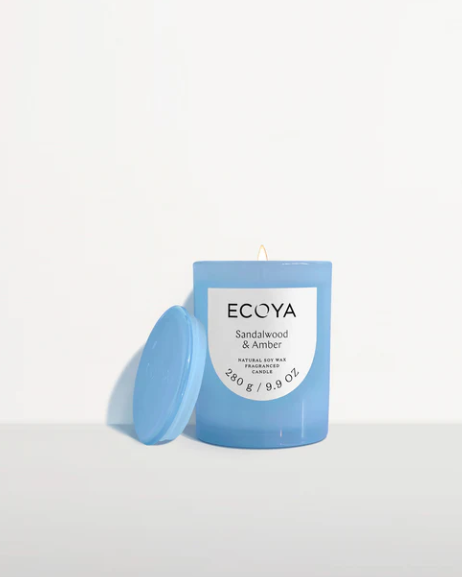 ECOYA Metro Candle - Sandalwood & Amber