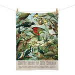 NZ Native Birds Tea Towel