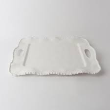Melamine Pearl Handle Tray