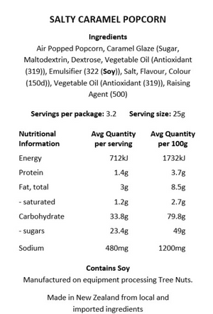 Herb & Spice - Salty Caramel Popcorn 80gm