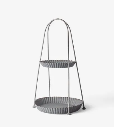 Ripple Mini 2 Tier Sweets Tray