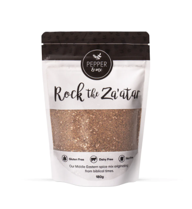 PEPPER & ME Rock the Za'atar Rub