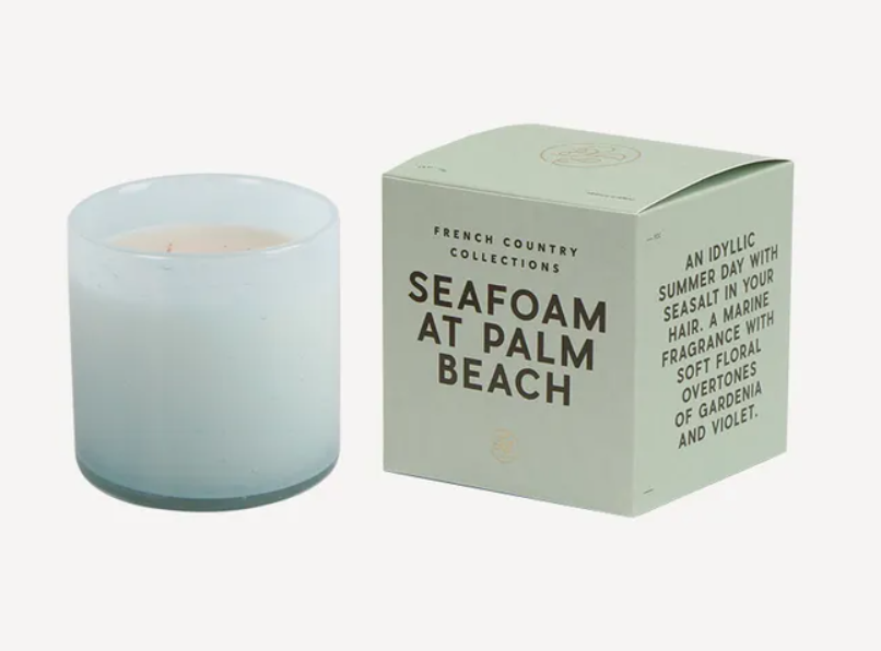 French Country - Seafoam at Palm Beach Glass Candle