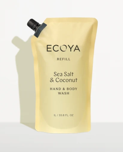 ECOYA Sea Salt & Coconut Hand & Body Wash Refill