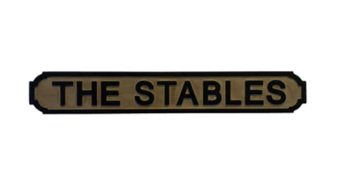 The Stables Sign
