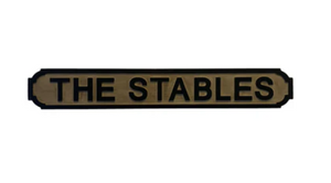 The Stables Sign