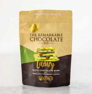 Remarkable Chocolate Bark - FREEZE-DRIED SRAWBERRY & MATCHA