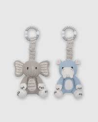 Living Textiles 2pk Stroller Toys
