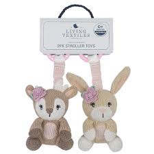 Living Textiles 2pk Stroller Toys