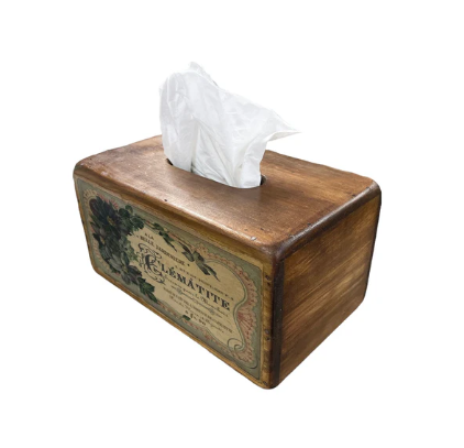 Wooden Tissue Box