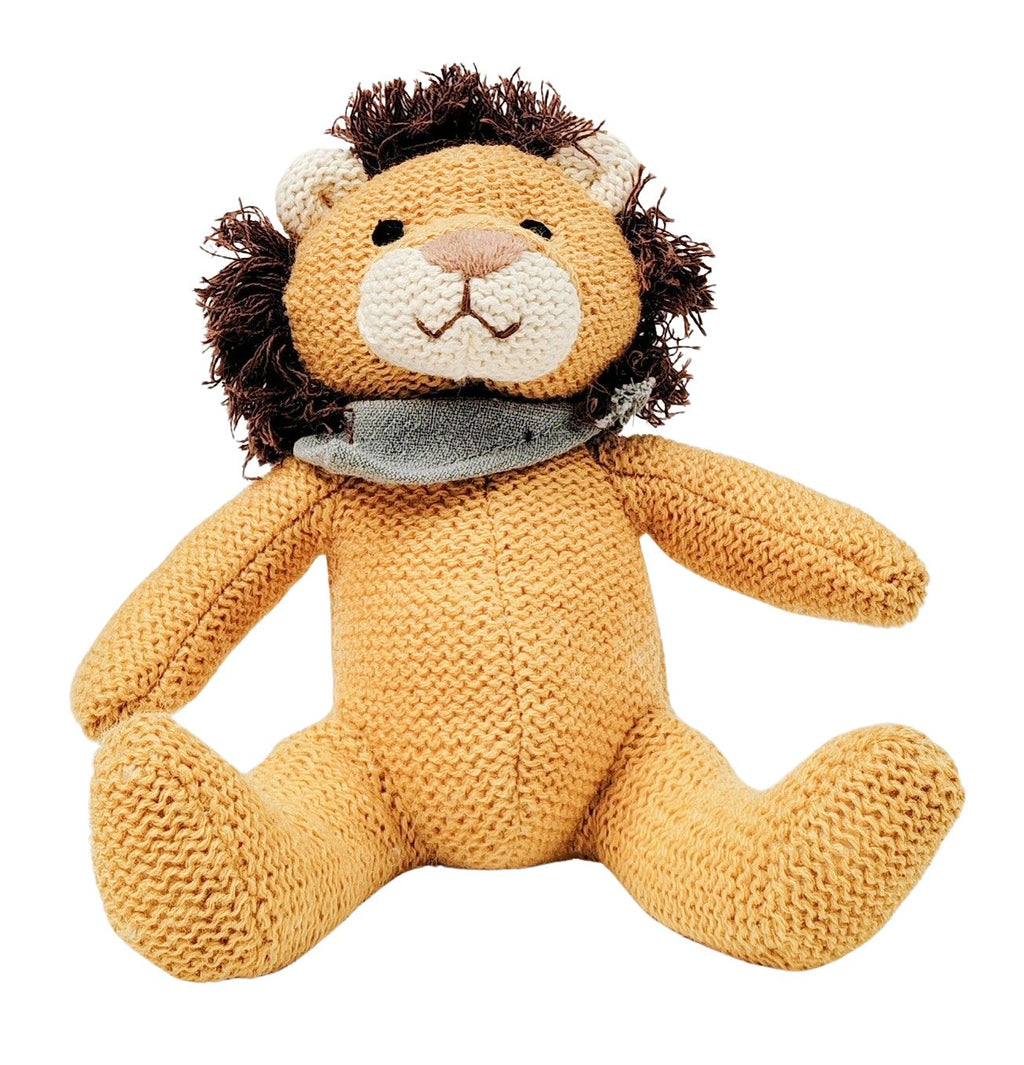 Knitted Lion Soft Toy