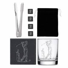 Whisky Business Golf 9pc Whisky Set