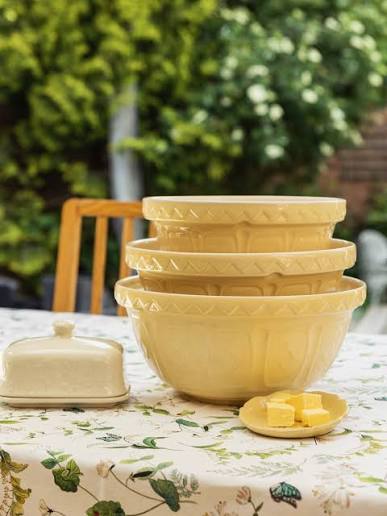 MASON CASH Yellow Mixing Bowls