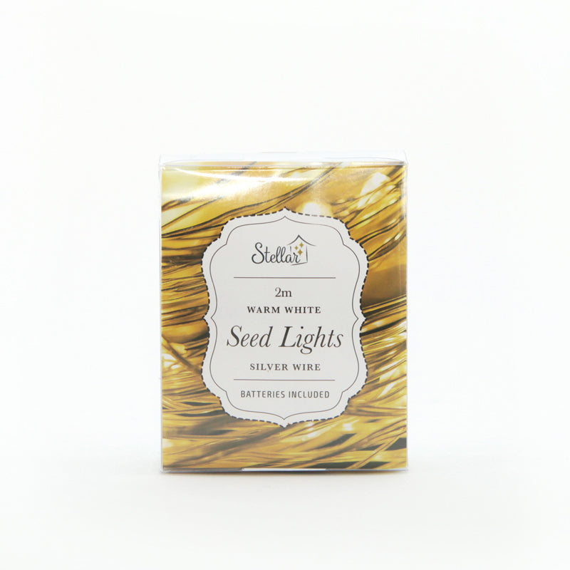 STELLAR Warm White Seed Lights 2m