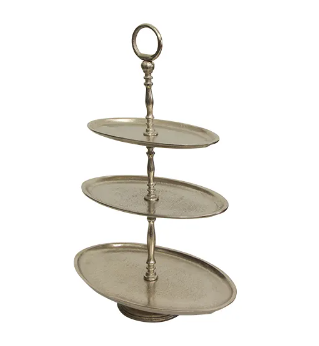 Oval 3 Tier Cake Stand