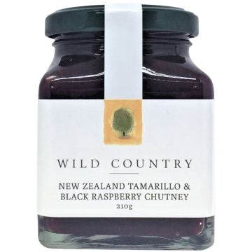 WILD COUNTRY - NZ Tamarillo & Black Raspberry Chutney