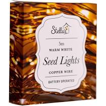 STELLAR Warm White Seed Lights 5m