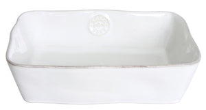 Costa Nova Rectangle Baker White Small