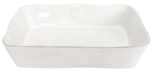 Costa Nova Rectangle Baker White
