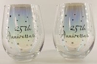 ANNIVERSARY GLASSES - Stemless Wine