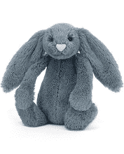 JELLY CAT - Bashful Dusky Blue Bunny (Medium)