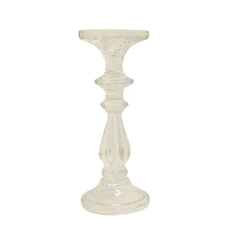 Glass Candle Stick Tall