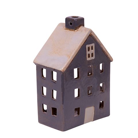 Tea Light House Alsace Wide Chalet-Grey