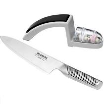 GLOBAL Cook's Knife and Sharpener