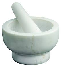 AVANTI FOOTED MORTAR & PESTLE