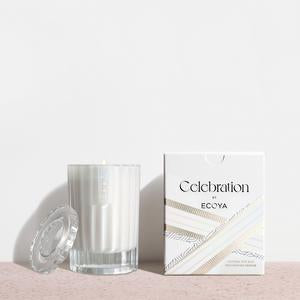 ECOYA White Musk & Warm Vanilla Mini Celebration Candle