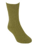 Lothlorian Possum Merino Rib Socks Olive