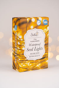 STELLAR Warm White 10m Waterproof Seed Lights