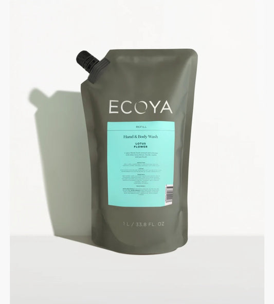ECOYA Lotus Flower Hand & Body Wash Refill