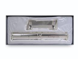 Wedding Certificate Holder-Silver