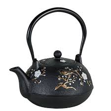 CAST IRON TEA POT - BLOSSOM