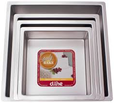 dline Daily Bake Anodised Deep Square 15x7.5cm