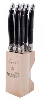 Laguiole Andre Verdier Steak Knife Block
