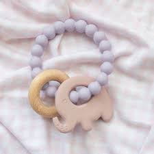 PLAYGROUND Silicone Elephant Teether