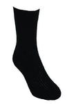 Lothlorian Possum Merino Dress Sock-Black