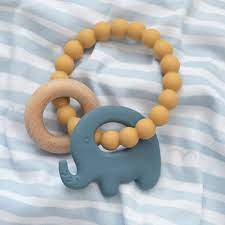 PLAYGROUND Silicone Elephant Teether